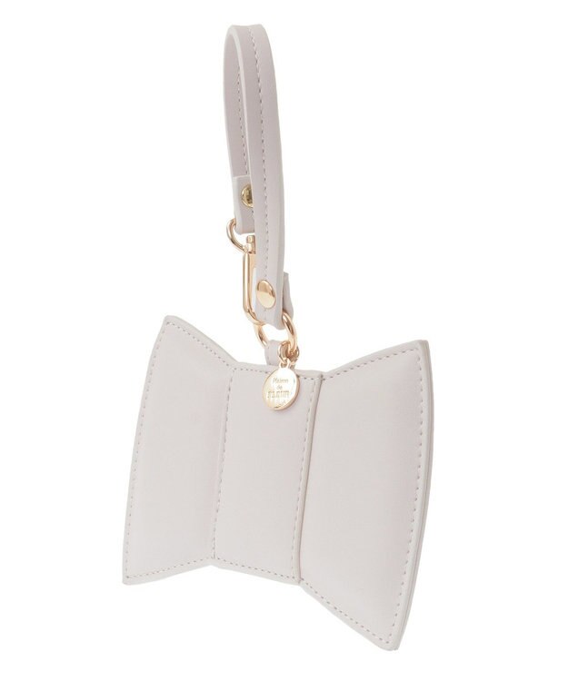 Maison de FLEUR リボンパスケース Grayish Pink