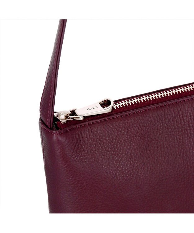 IBIZA リンピード　牛革　ショルダーバッグ ライトグレー