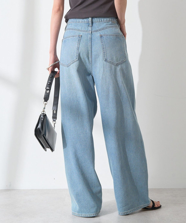 AMERICAN HOLIC ウエストタックデニムパンツ Light Indigo