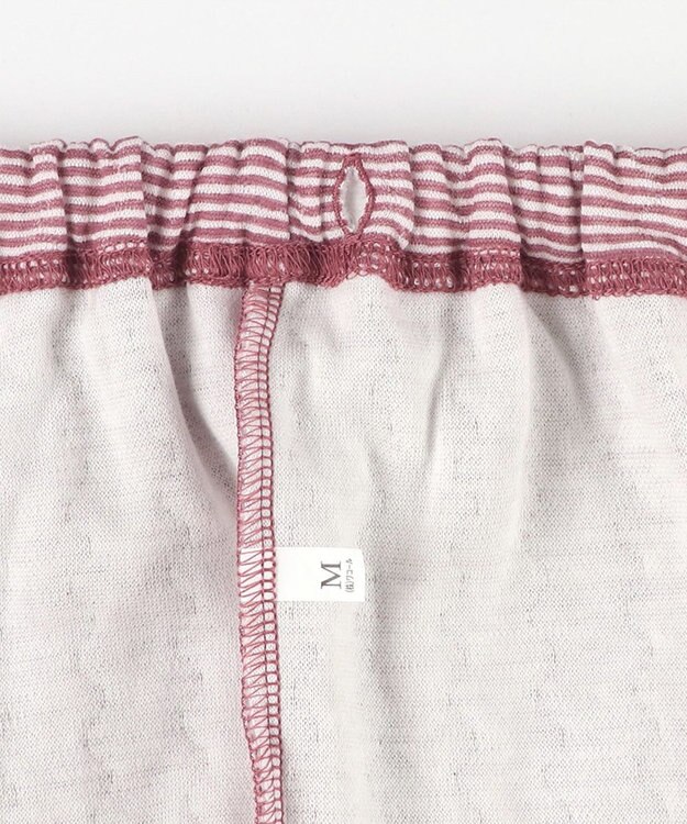 ワコール／睡眠科学 パジャマ キルトニット素材(本体) あったか 長袖 長ズボン レディース YDW477 睡眠科学／ワコール レッド