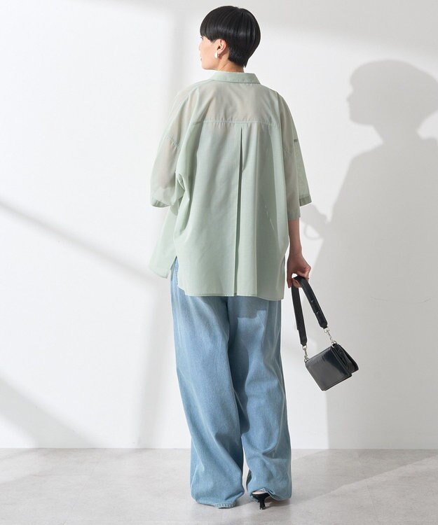 AMERICAN HOLIC ウエストタックデニムパンツ Light Indigo