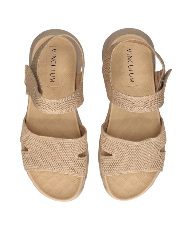 Bridget Birkin 【VINCULUM】フレックスソールベルクロサンダル ベージュ