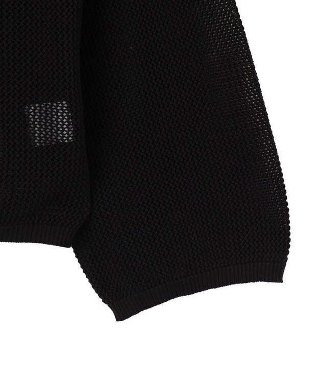 WEGO メッシュニットプルオーバー（LS） ブラック