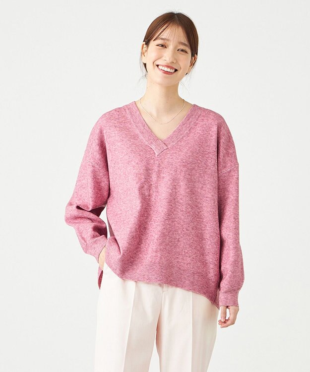 ソフトタッチVネックニット / SHARE PARK LADIES | ファッション通販