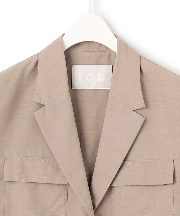 ICB 【一部カラーのみ接触冷感・洗える】UnleashLite ジレ クリームブラウン系