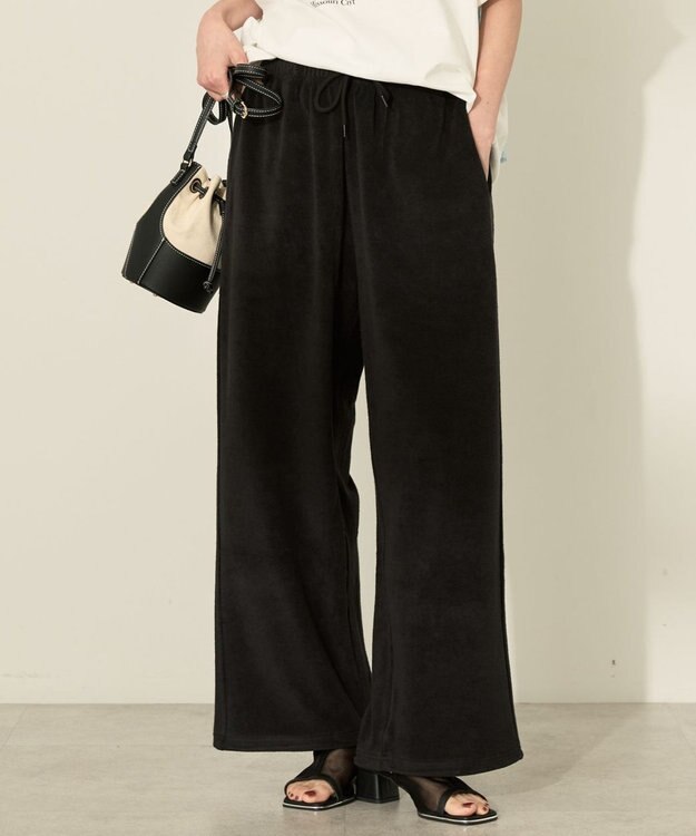 AMERICAN HOLIC パイルパンツ Black