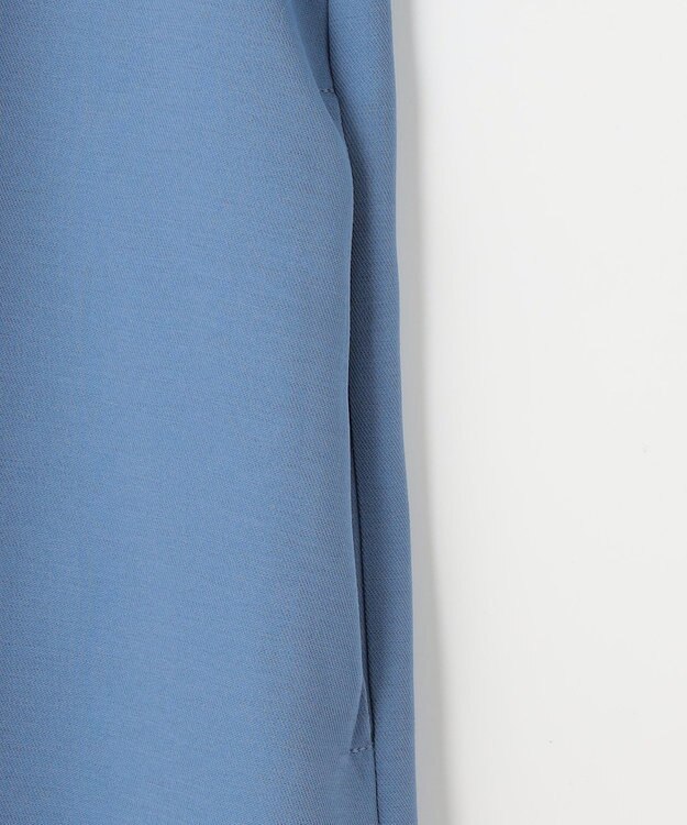 組曲 【サッシュベルト付き】パールボタンシャツワンピース ブルー系