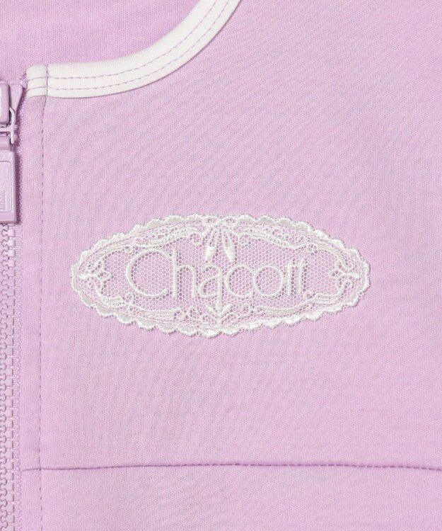 Chacott ジップアップワンピース ライラック
