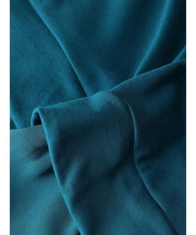 Green Parks 消しプリーツドッキングカットチュニック Blue Green