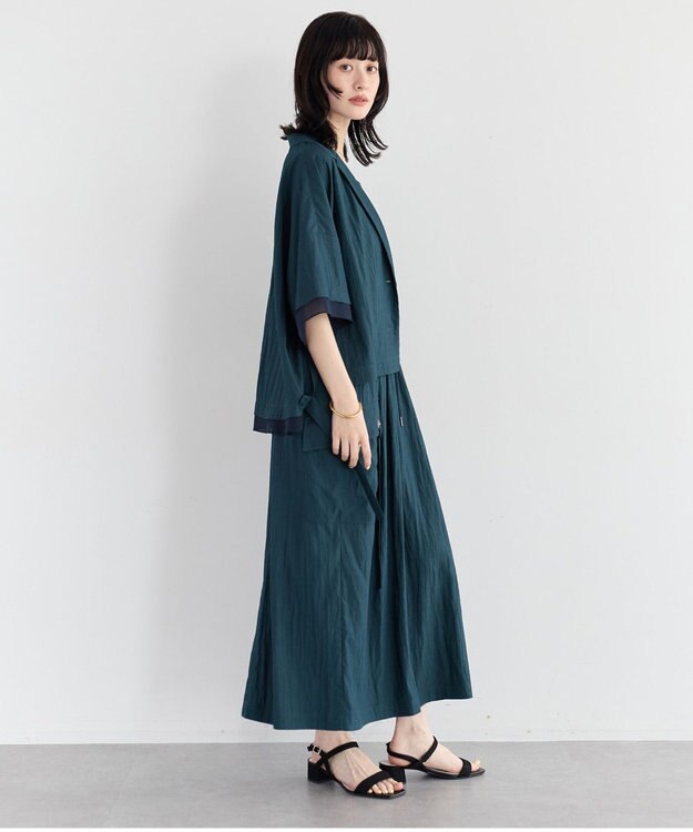 YECCA VECCA 【UVカット/遮熱/接触冷感】COOL袖シアージャケット Charcoal Gray