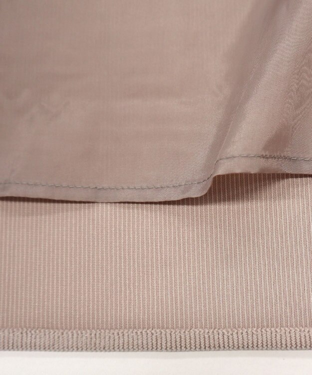 Tiaclasse L 【洗える】大人上品なコーデュロイフレアスカート グレージュ