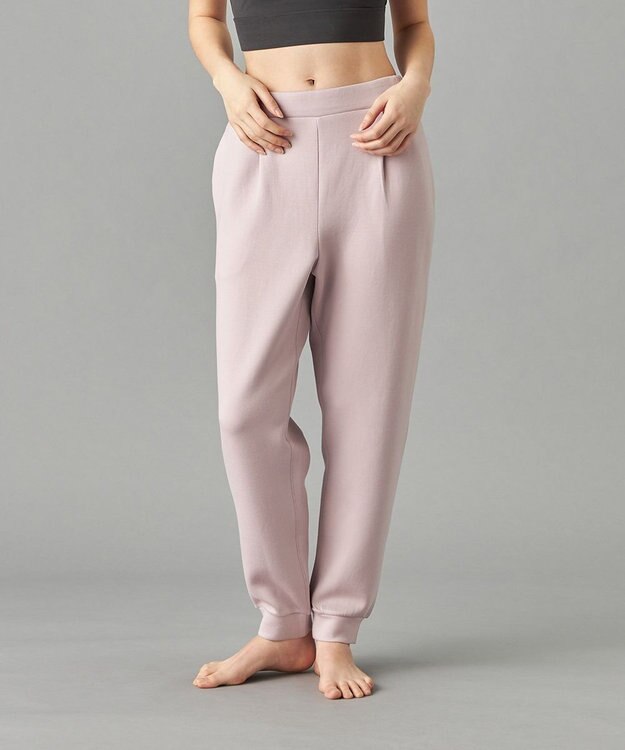 Chacott ダンボールジョガーパンツ グレイッシュローズ