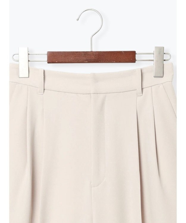 Te chichi 【セレモニーアイテム】2タックワイドパンツ（セットアップ可） ベージュ