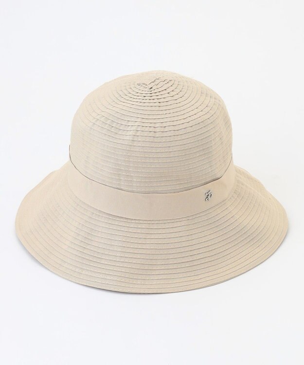 J.PRESS LADIES 【WEB限定カラーあり・洗える・UVカット・畳める】ブレード ハット グレージュ系