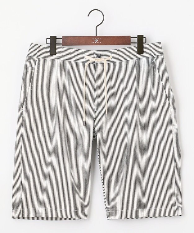 JOSEPH ABBOUD MOUNTAIN 【SPACE／UNISEX】ストライプイージーショートパンツ ホワイト系1