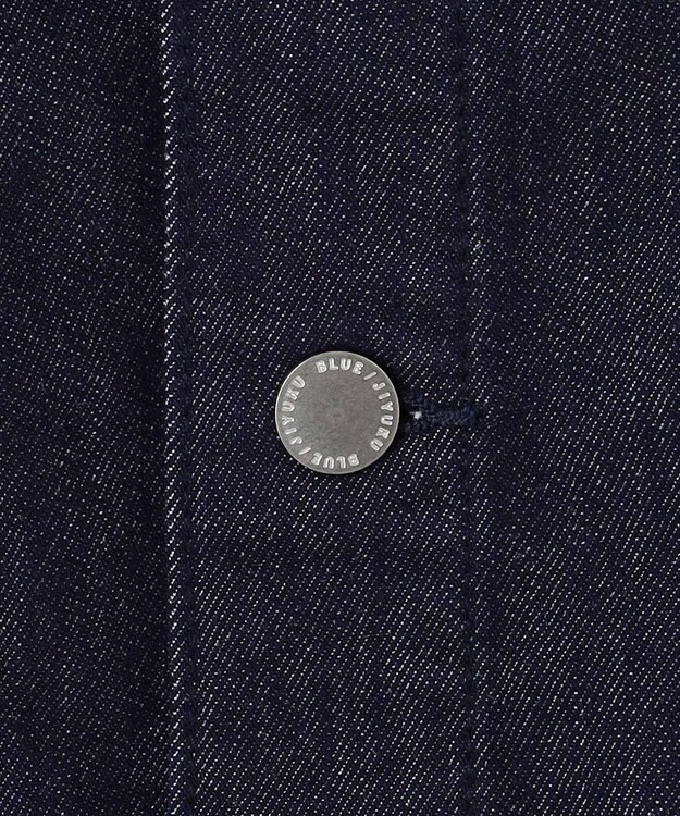 自由区 S 【洗える】ウスカルデニムベーシック ジャケット インディゴ
