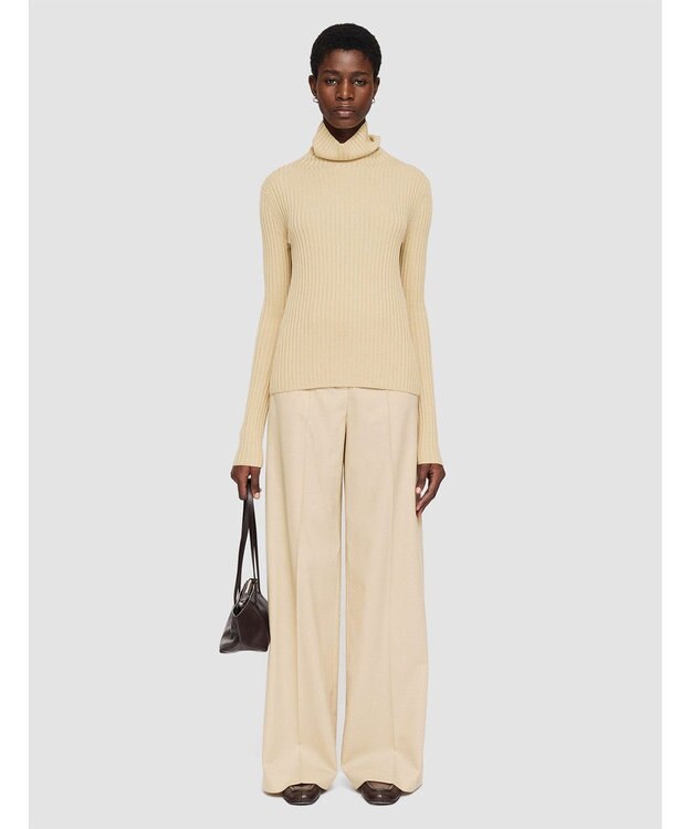 JOSEPH 【洗える】シルクブレンド　ハイネックニット Champagne