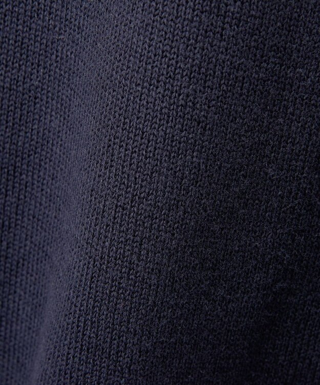 MIKI HOUSE HOT BISCUITS 【100-130cm】綿ニットクルーネックカーディガン(女の子用) 紺