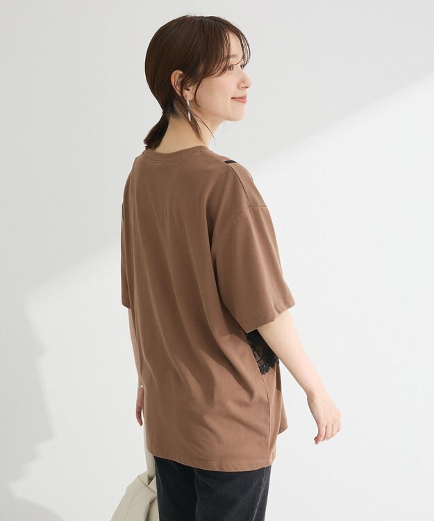 Green Parks レースビスチェドッキングチュニック Brown