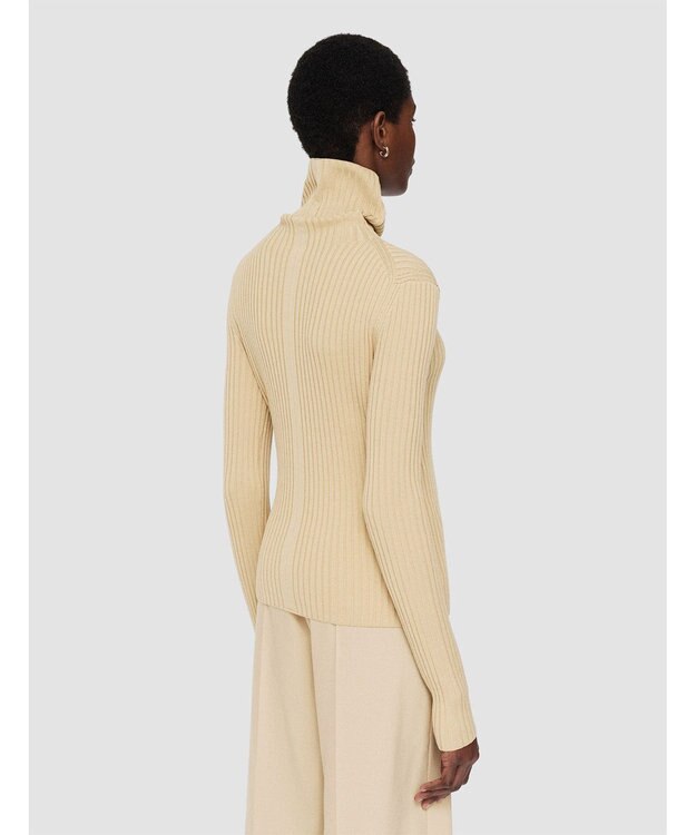 JOSEPH 【洗える】シルクブレンド　ハイネックニット Champagne