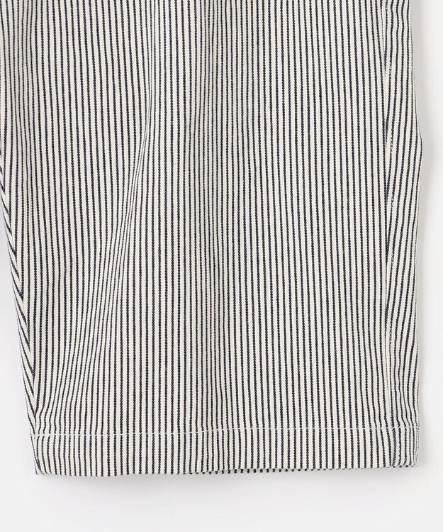 JOSEPH ABBOUD MOUNTAIN 【SPACE／UNISEX】ストライプイージーショートパンツ ホワイト系1