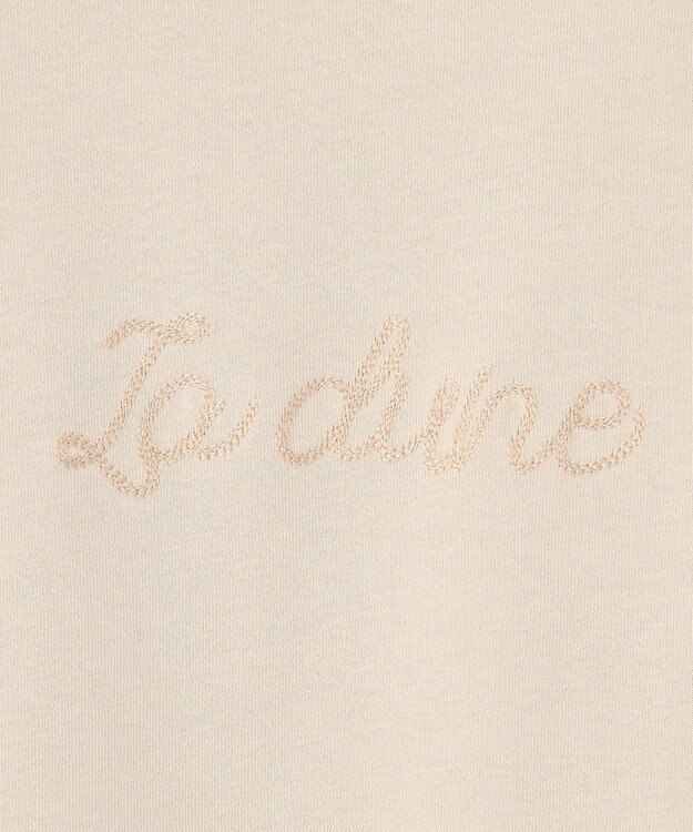 23区 【洗える】La dune ロゴTシャツ ベージュ系