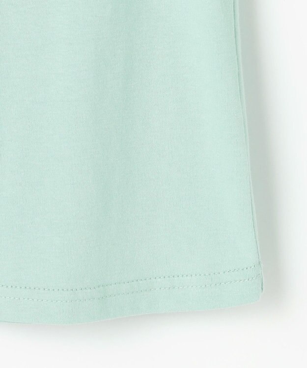 ANY KIDS 【WEB限定】7days プリント 長袖Tシャツ ミント×アニマル