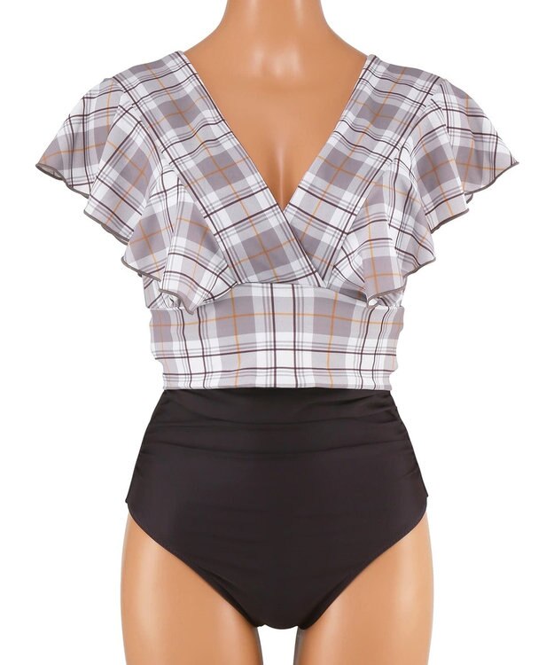 San-ai Resort（三愛水着楽園） 【SALE】カバーデザイン　ノンワイヤー水着　9M　【San-ai Resort（サンアイリゾート）】 ブラウン