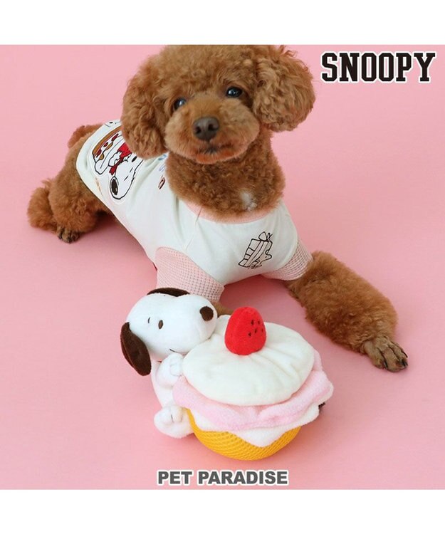 PET PARADISE スヌーピー ケーキノーズワーク トイ -