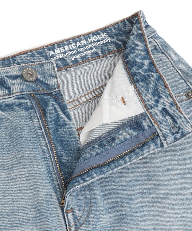 AMERICAN HOLIC デニムタイトスカート Light Indigo