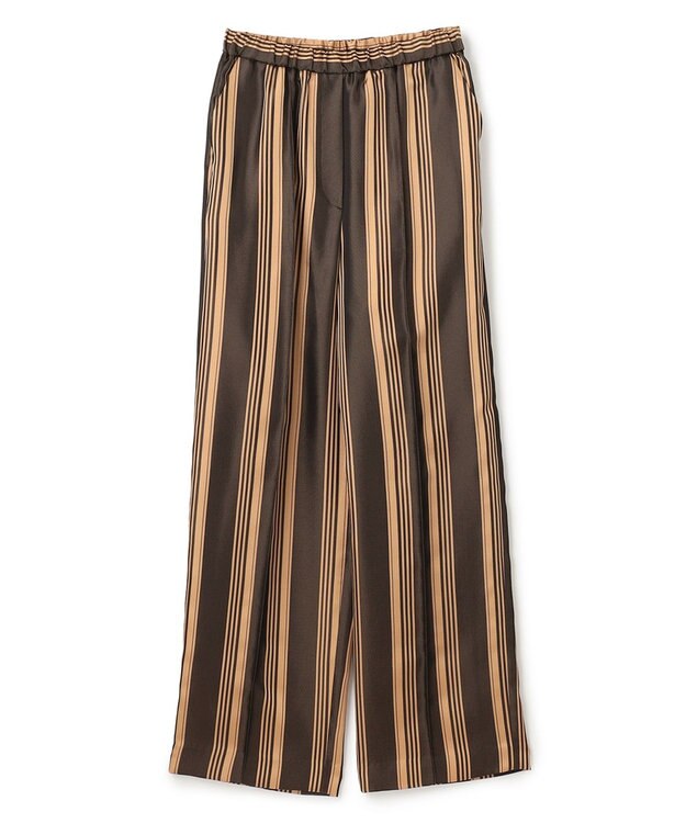 JOSEPH ビッグストライプ　キャロットトラウザーズ Beige/black