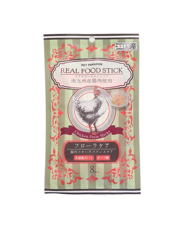 PET PARADISE リアルフードスティック フローラケア 10g×8本 国産 -