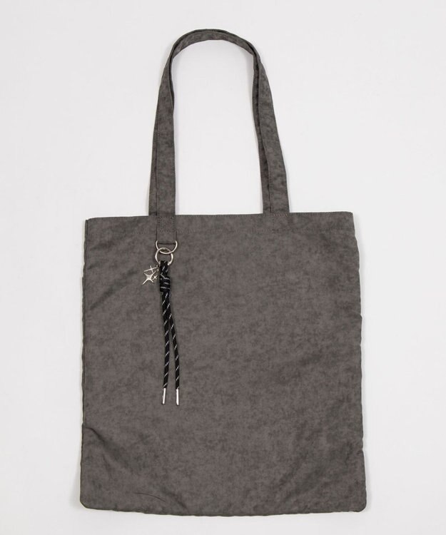 WEGO チャーム付きA4トートバッグ スミクロ