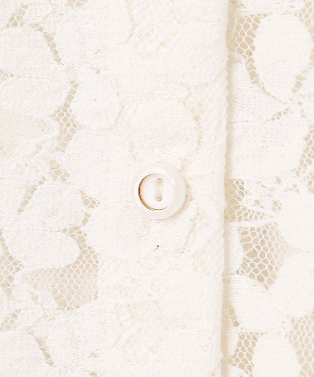 ANY SIS 【洗える】レース シャツ オフ