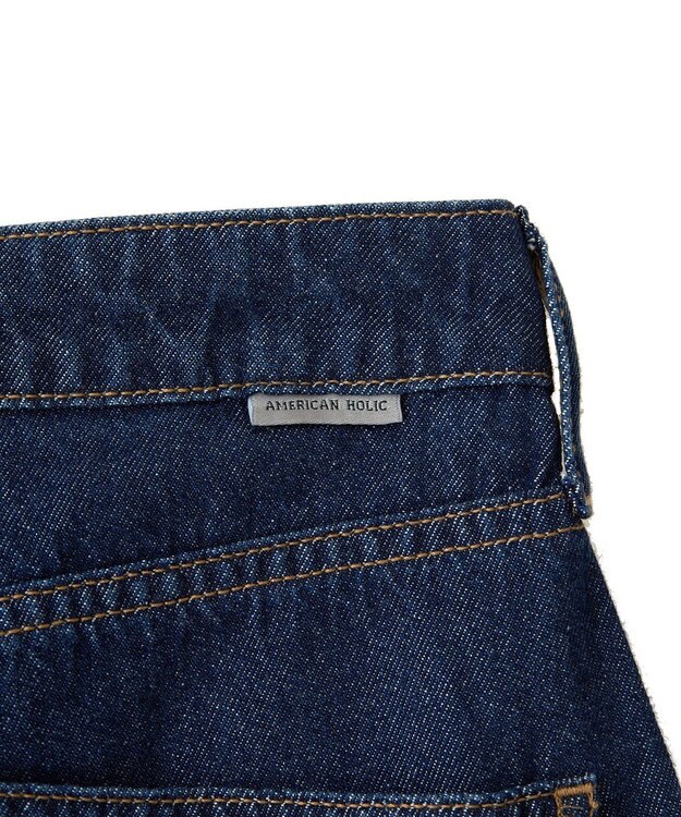 AMERICAN HOLIC ウエストタックデニムパンツ One Wash