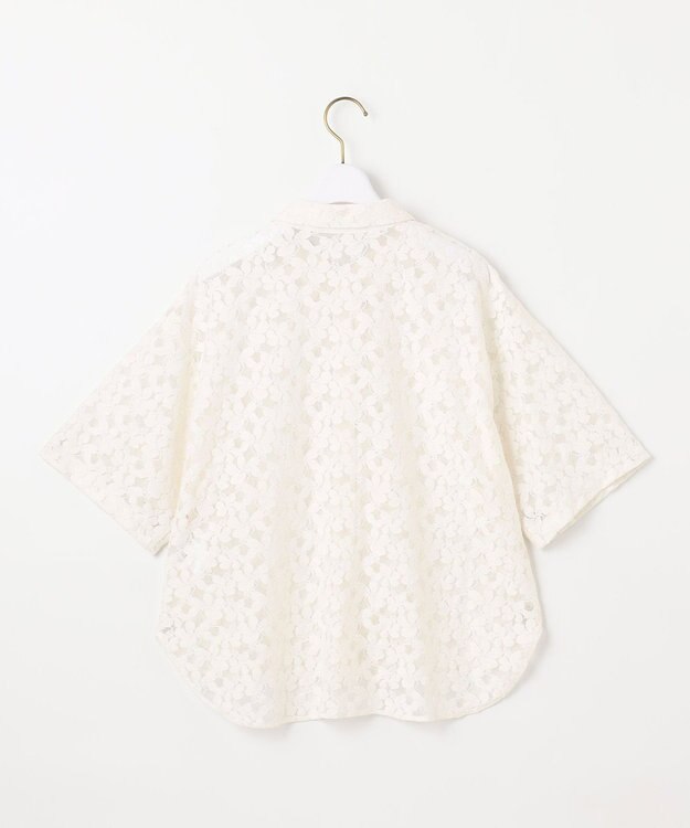 ANY SIS 【洗える】レース シャツ オフ