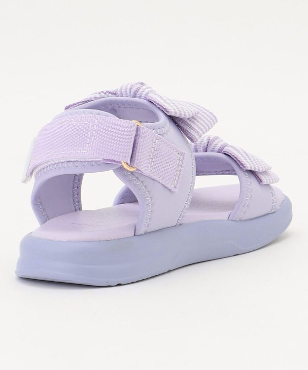 ANY KIDS リボン スポーツ サンダル ラベンダー