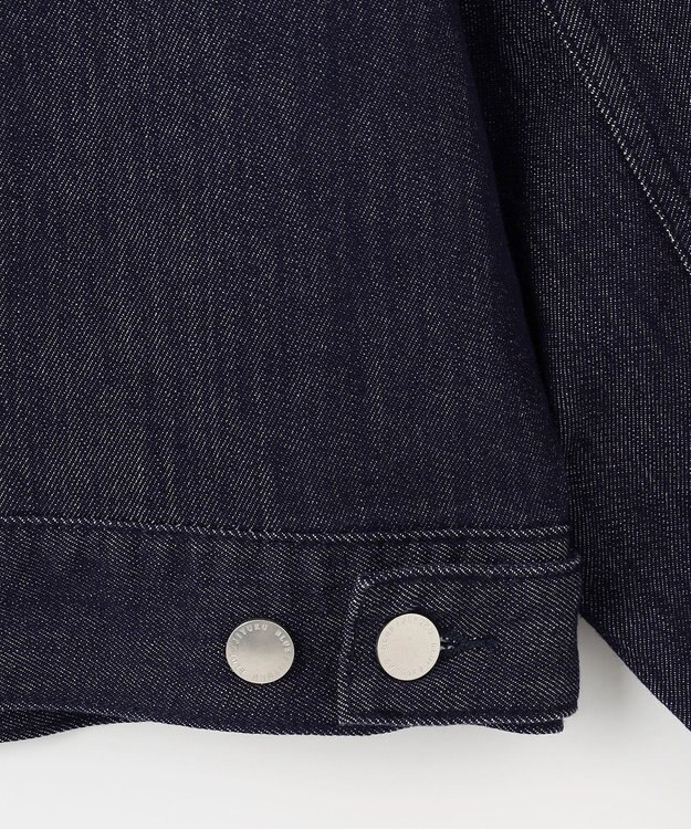 自由区 S 【洗える】ウスカルデニムベーシック ジャケット インディゴ