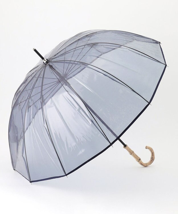ANY SIS 【WEB限定】クリア アンブレラ グレー