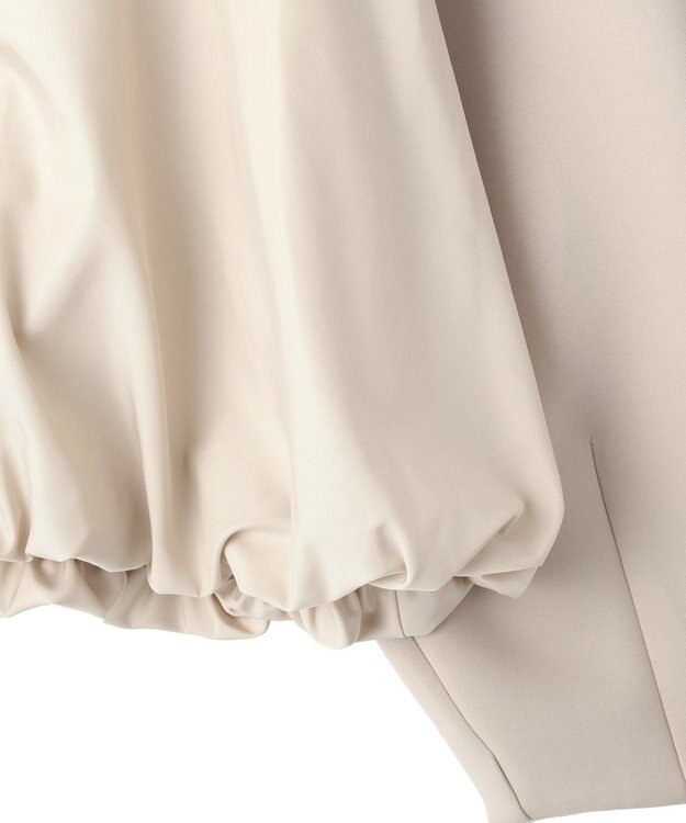 YECCA VECCA 異素材MIXバルーンブルゾン Light Beige