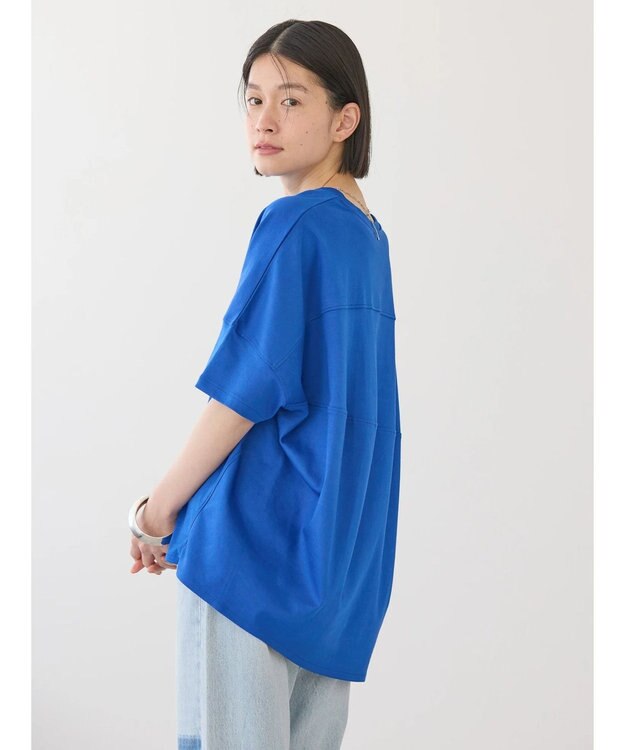 AMERICAN HOLIC ＵＶカット＋接触冷感　コクーンカットプルオーバー Blue