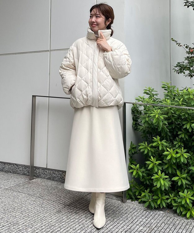 UNFILO 【TAION×UNFILO】リバーシブルボアダウン クリーム