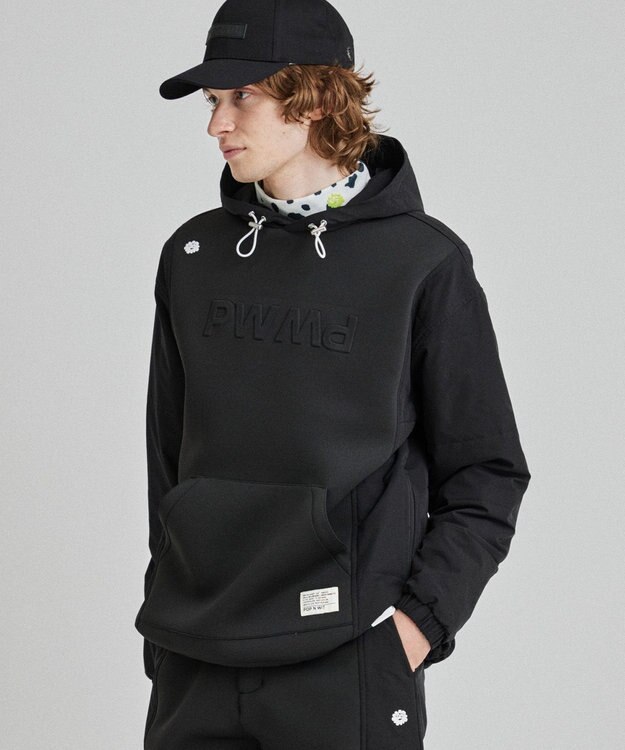 PW CIRCULUS 【MEN】中綿コンビデタッチャブルフーディ ブラック系
