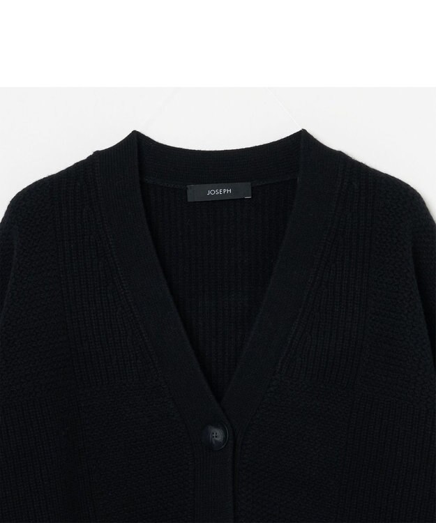 JOSEPH 【洗える】ソフトウールカーディガン Black