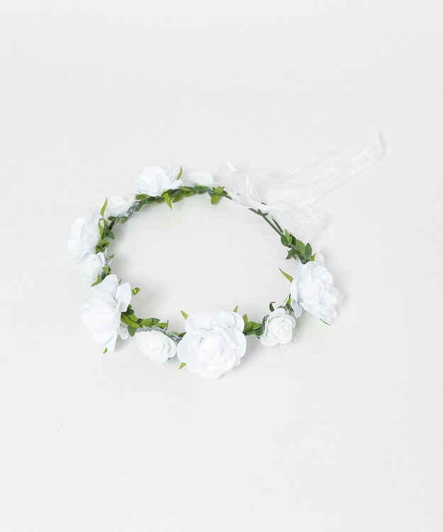 WEGO 花かんむり ホワイト