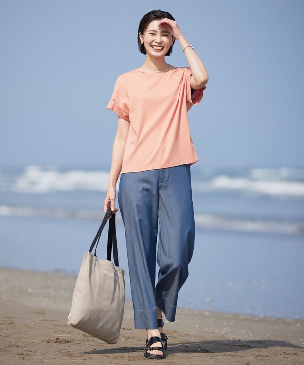 J.PRESS LADIES ベルト サンダル ブラック系