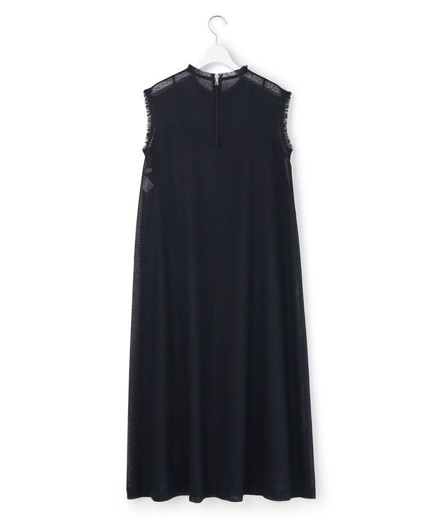 ICB L 【先行予約】サマーレノクロス フレアワンピース ネイビー×ブラック