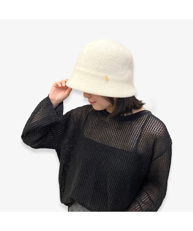 林八百吉商店 un chapeau  ベルバスクハット オフホワイト