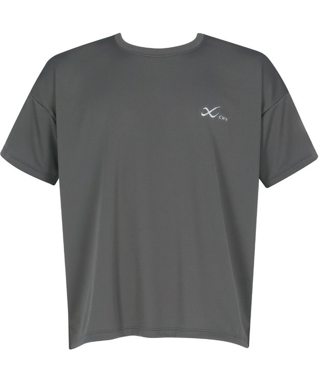 CW-X 【UNISEX】 CW-X 【一般医療機器】 リカバリーウェア 【＆RECOVERY】 アウタートップス 半袖（3分袖） 疲労回復 運動前後 日常生活 ユニセックス RLR105/ワコール グレー