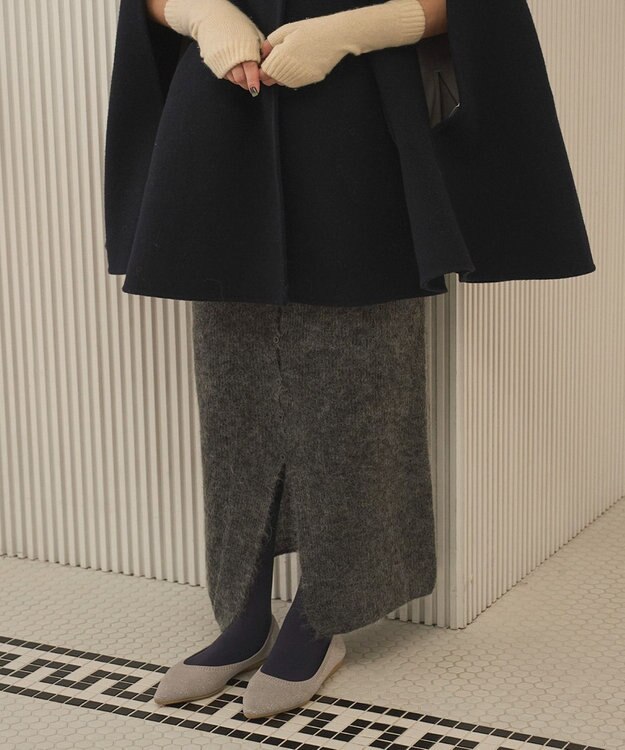 steppi 【洗える/撥水】グリッター ポインテッド パンプス シルバー ラメ